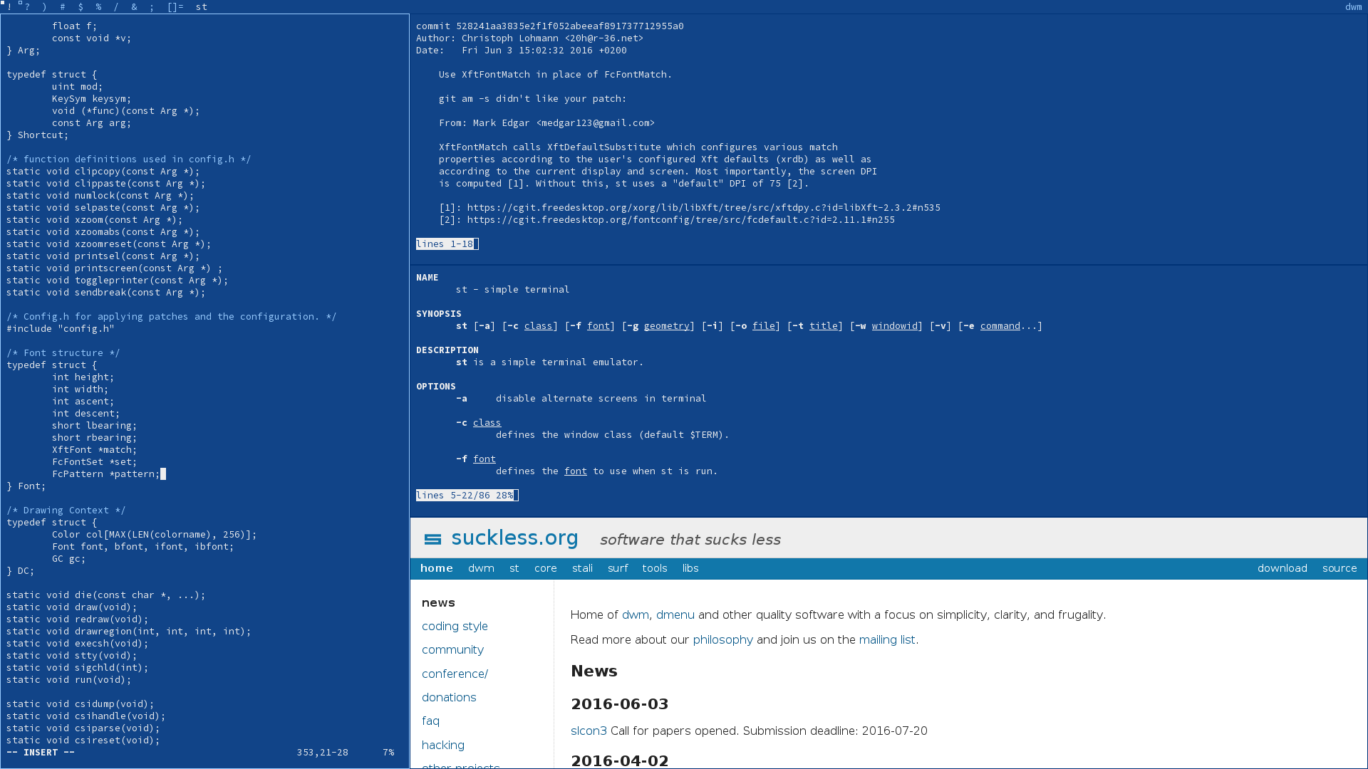 suckless terminal copy paste keyboard shortcuts